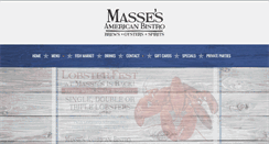 Desktop Screenshot of massesseafood.com